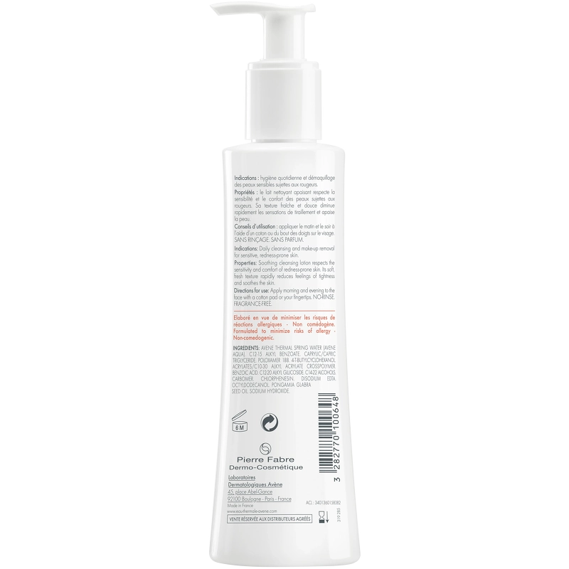 Avène Anti-Redness Cleansing Lotion 200 ml