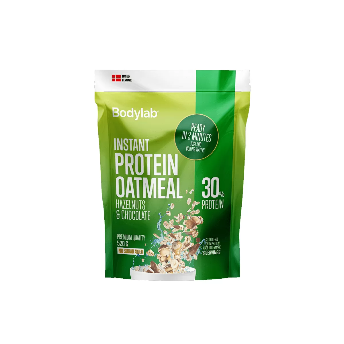 Bodylab Instant Protein Oatmeal Hazelnuts & Chocolate - 520 g