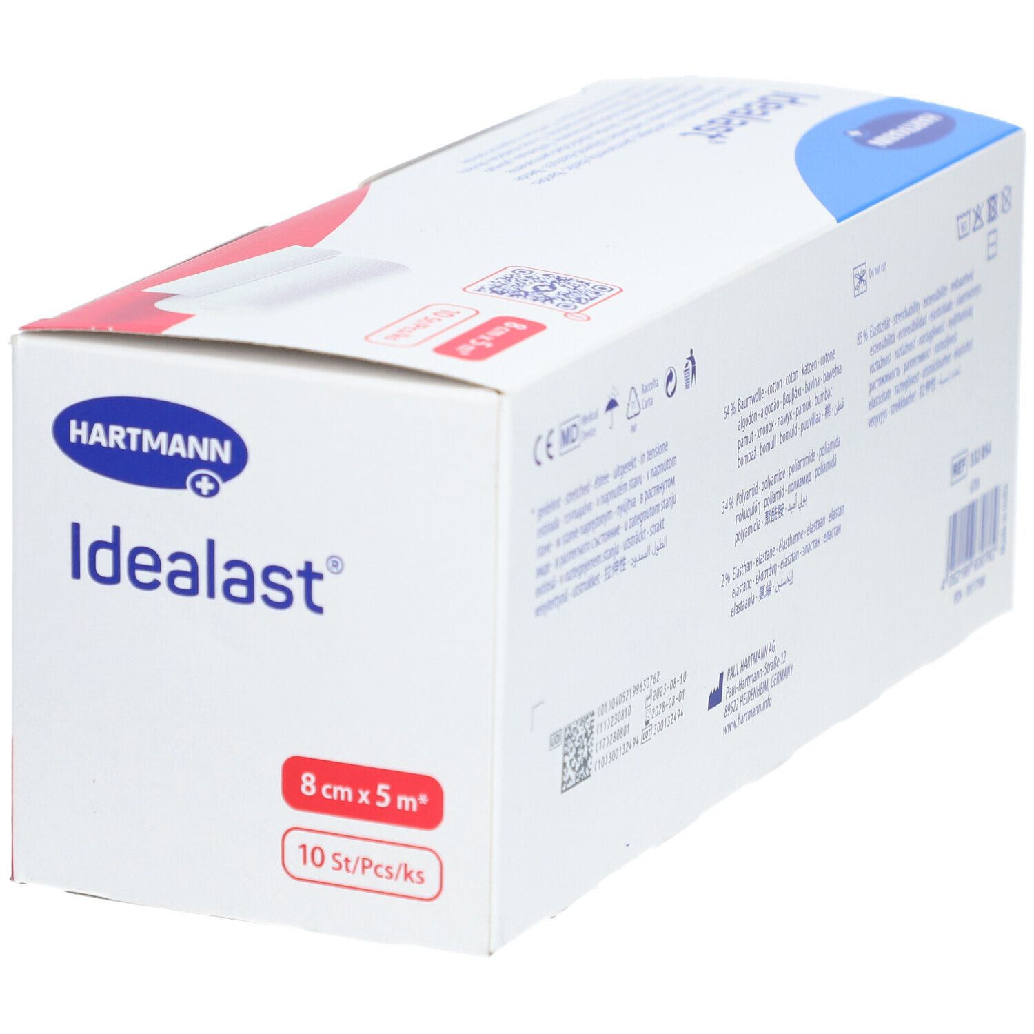 IDEALAST Universalbinde 8 cm x 5 m weiß