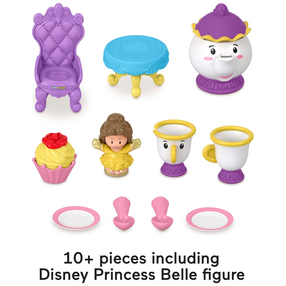 Fisher Price Little People Prinzessin Zeit für Tee mit Belle