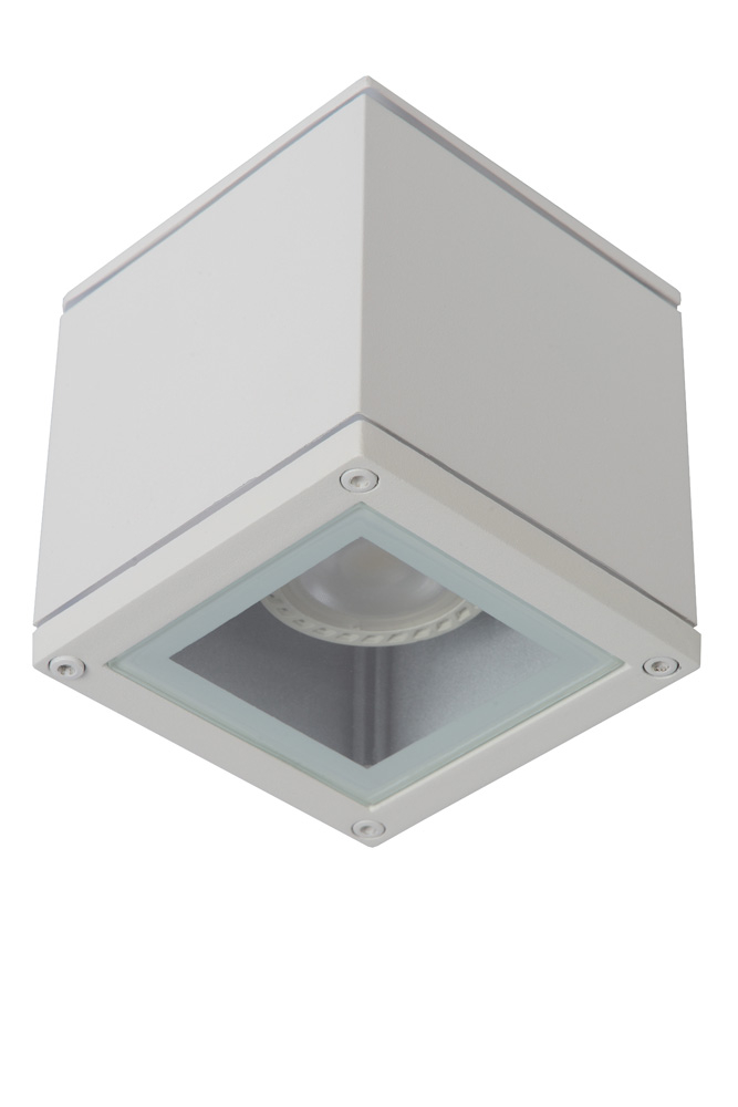 Lucide Aven plafondlamp 50W vierkant wit