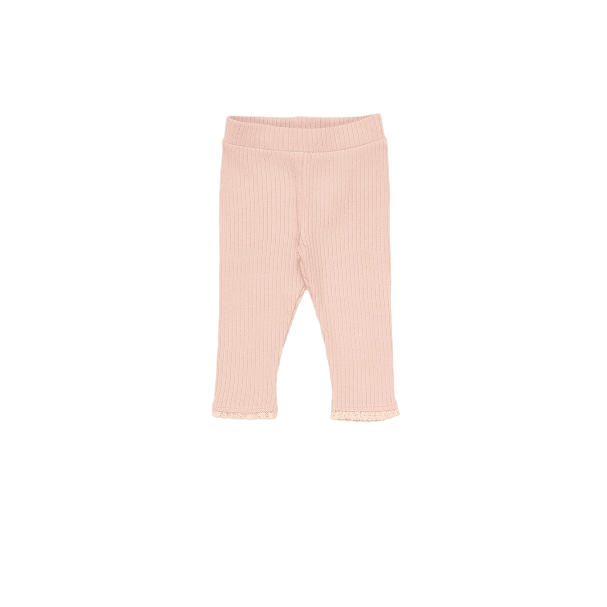 BETSY - Legging côtelé en coton mélangé | Rose