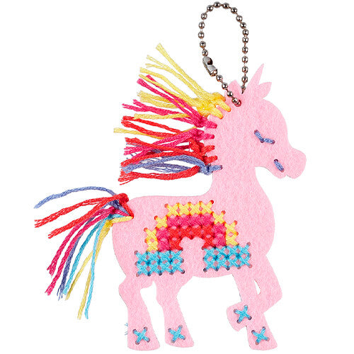 Souza for kids borduurset sleutelhanger - eenhoorn