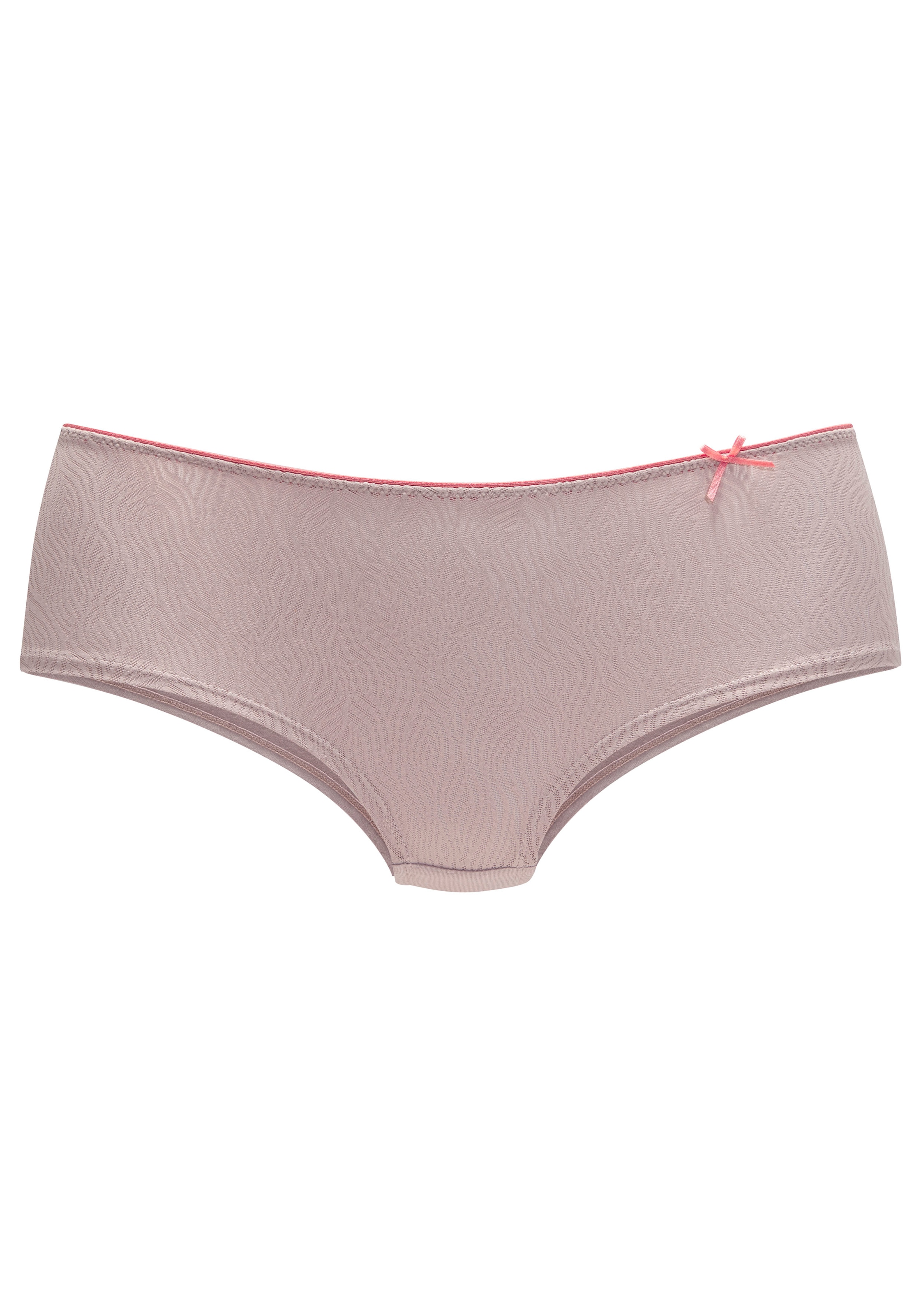 Nuance Panty , aus gemustertem Jacquard mit feiner Zierschleife