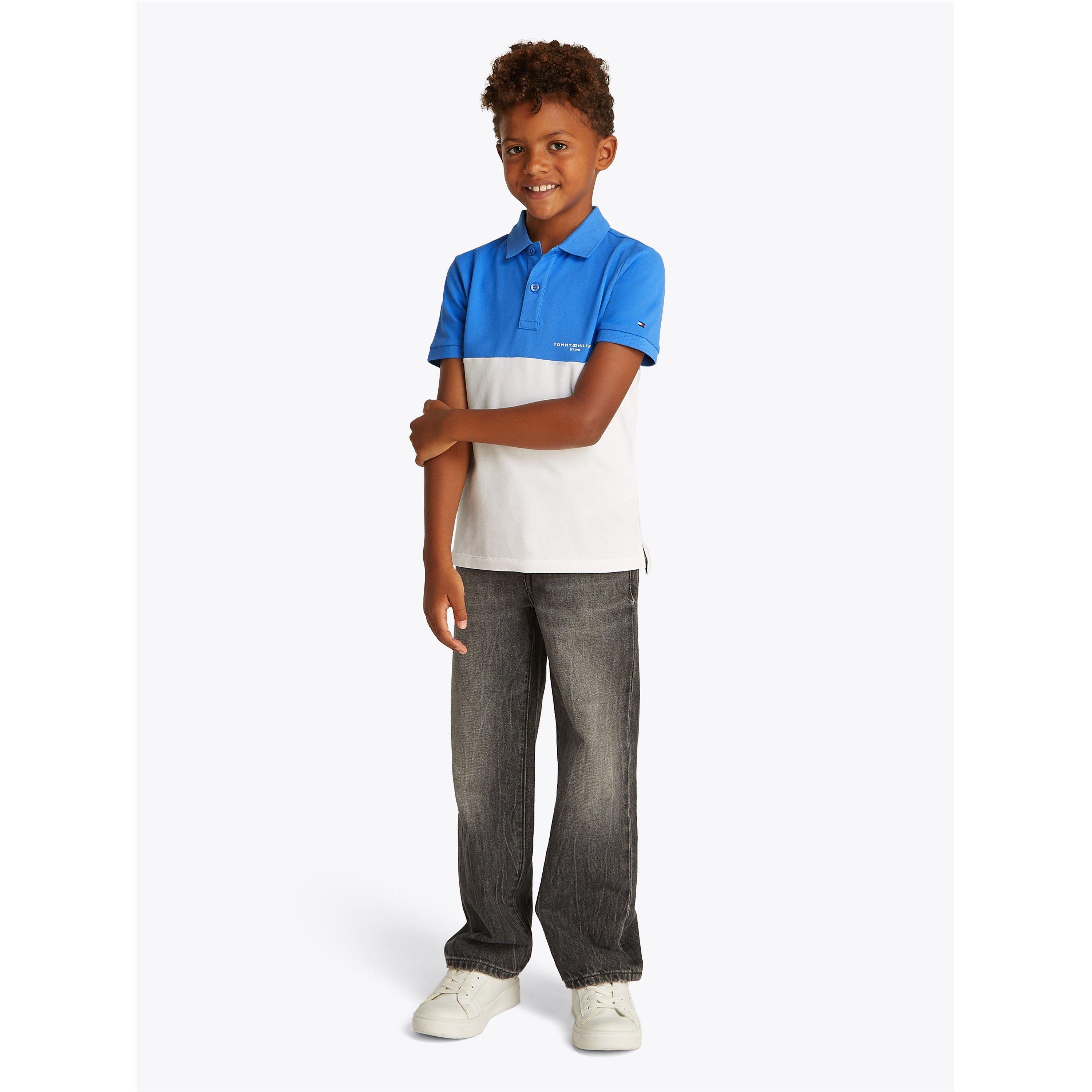 Tommy Hilfiger Mini Corp Colourblock Polo Ss