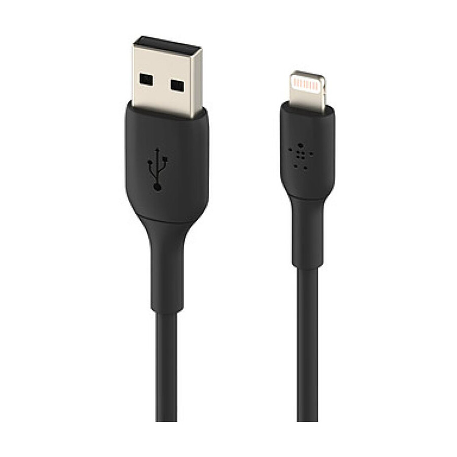 Belkin Câble USB-A vers Lightning MFI (noir) - 3 m