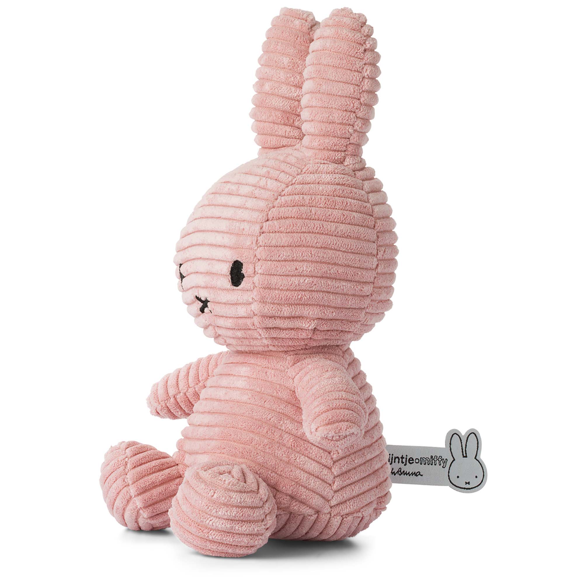 Bon Ton Toys Nijntje knuffel corduroy 23cm roze