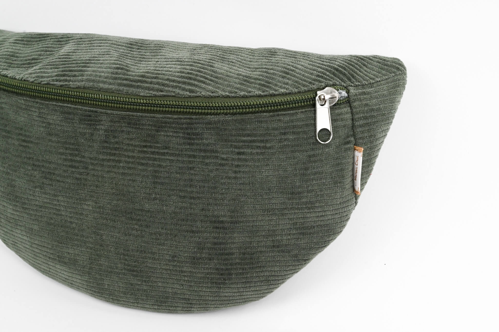 Sac Banane Velours Côtelé Kaki