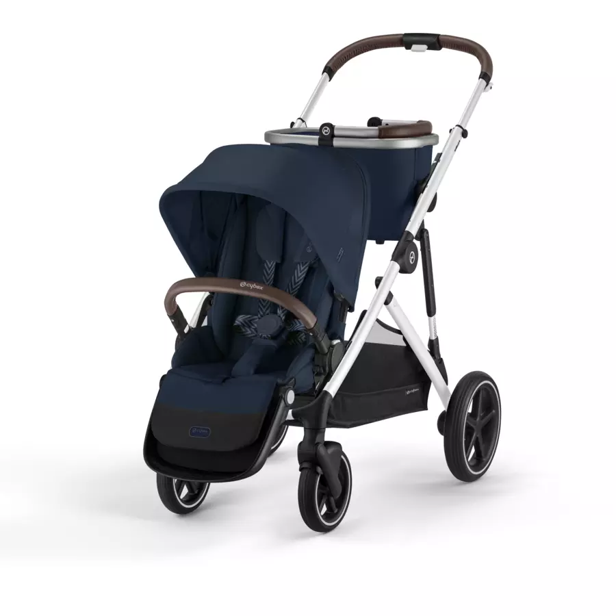 cybex GOLD Kombikinderwagen Gazelle S Silver Ocean Blue