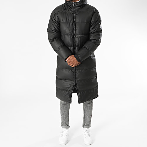 Doudoune Capuche Longue Noir