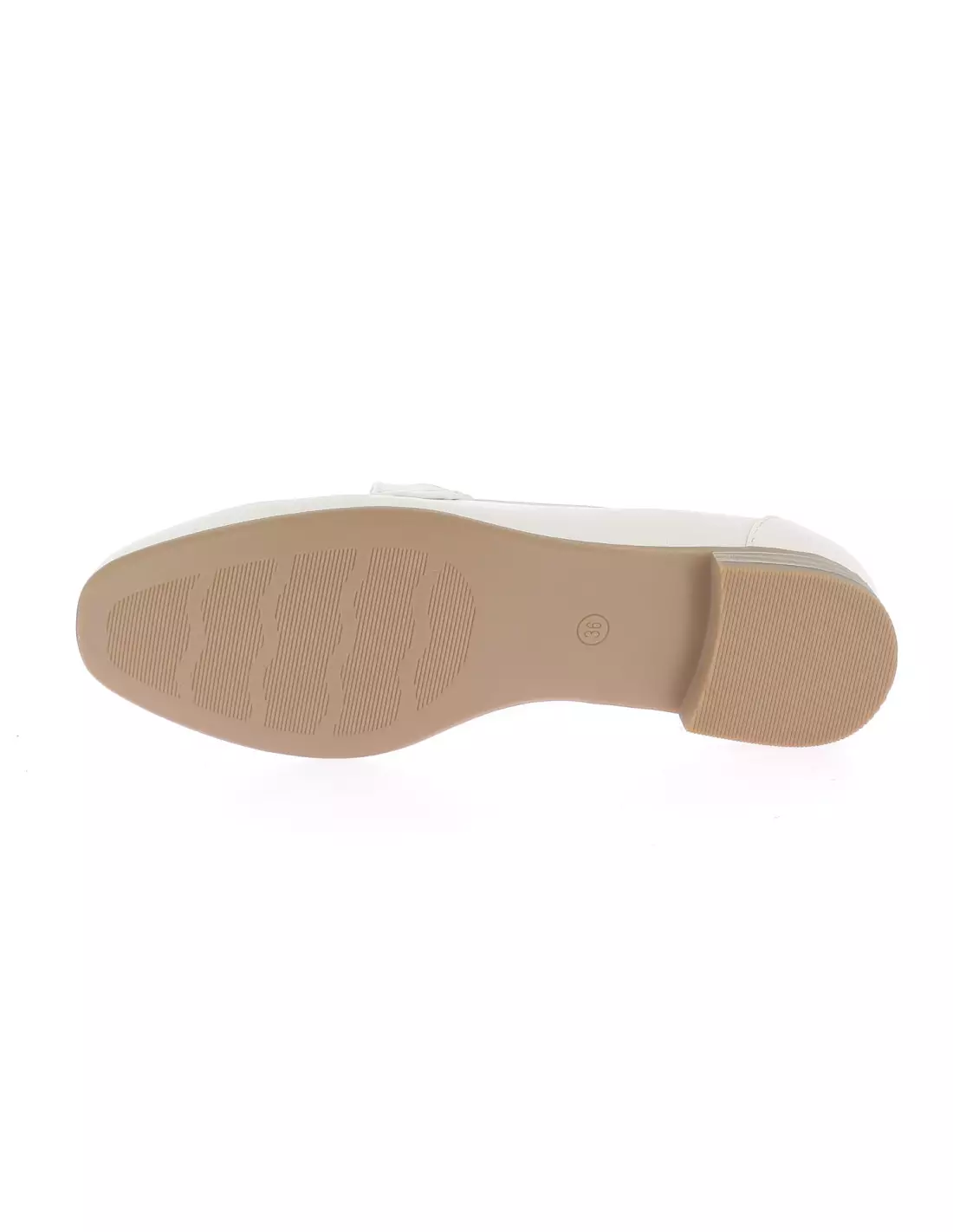 MARCO TOZZI 24213 - Mocassins & bateaux WHITE/GOLD