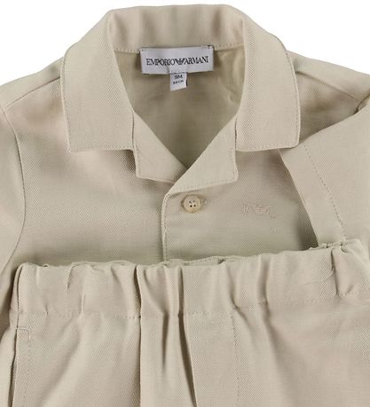 Emporio Armani S?t - Skjorte/Shorts - Beige