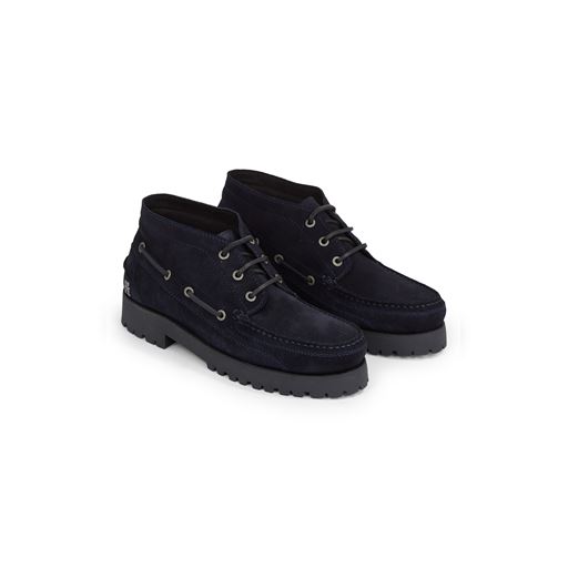 Tommy Hilfiger Boat Boot Classic Suede Sko, Desert Sky, 45