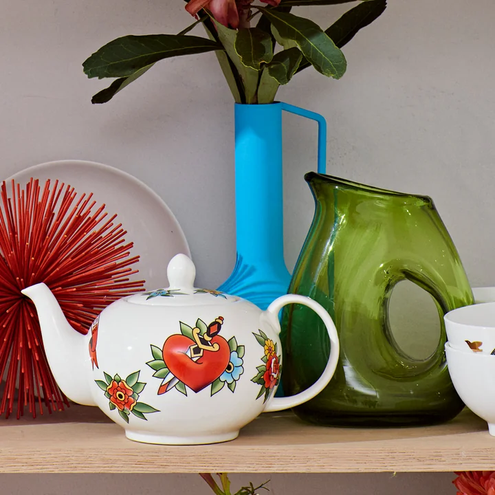 Pols Potten - Jug with hole, türkis