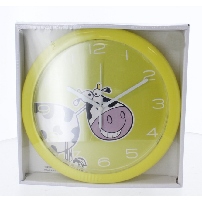 Kinderwanduhr Kuh - ca. 20 x 3 cm