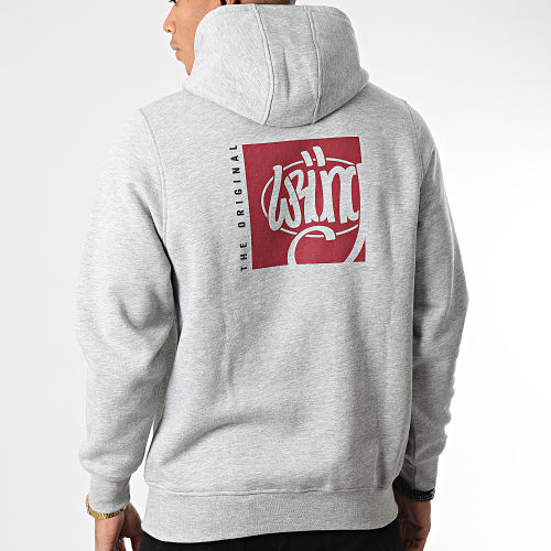 Sweat Capuche Reload Hood Gris Chiné