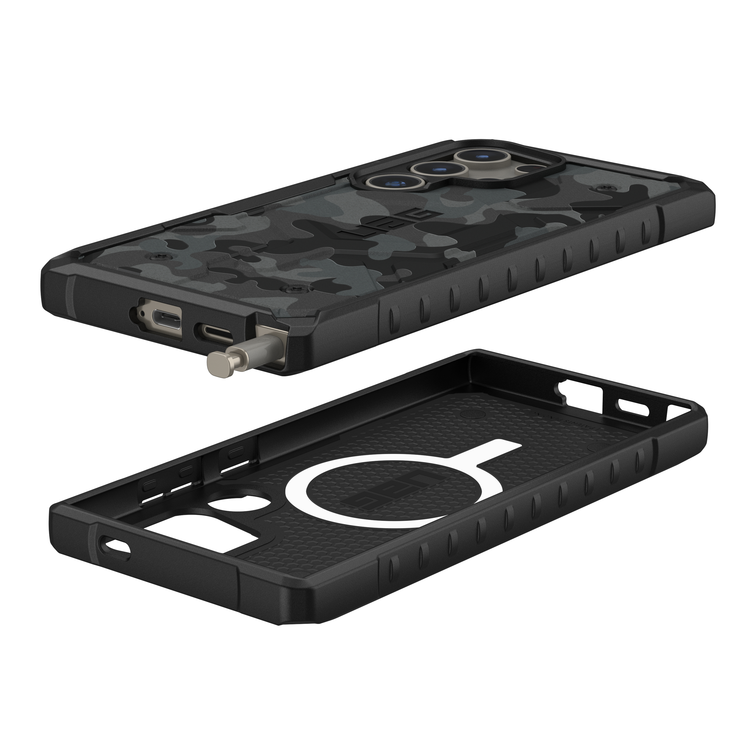 Samsung Galaxy S24 Ultra Schutzhülle Pathfinder SE MagSafe-Modul (214426114061) - Midnight Camo