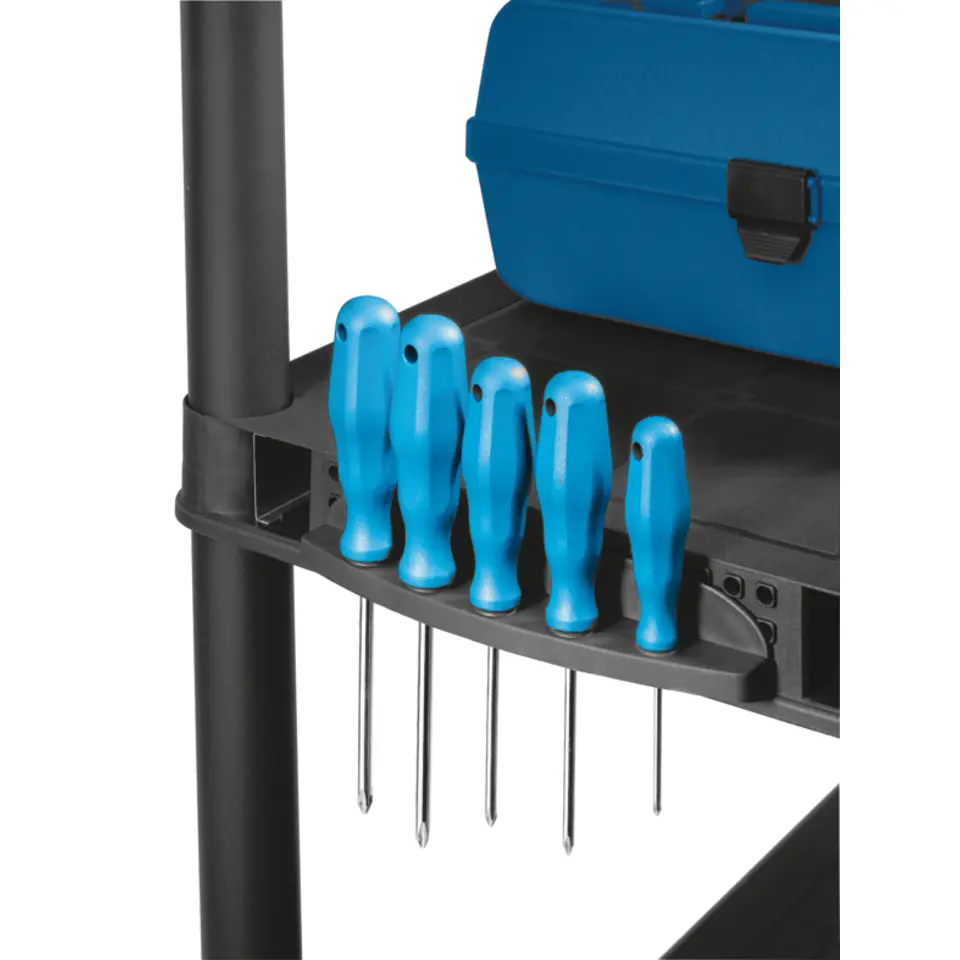Keter Plus shelf 75/5 - 5 Planken - 75x32x176 cm - Zwart