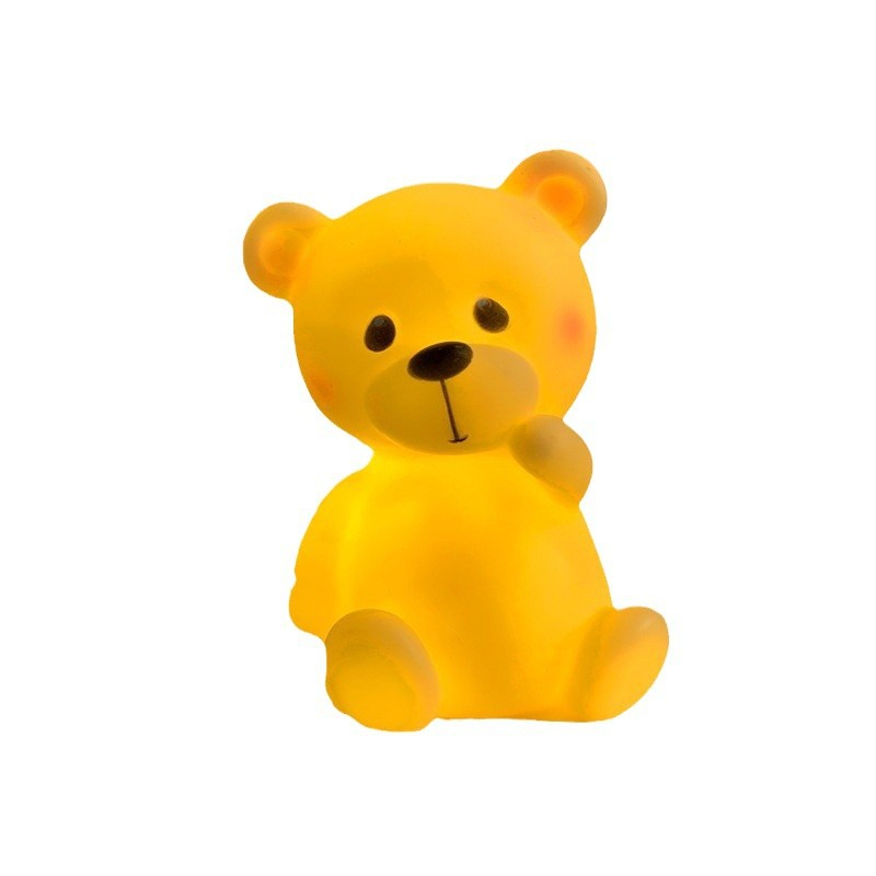 Teddy Bär Lampe Kinder Nachtlicht LED Stimmungsleuchte (inkl. 3x LR44 Batterien) - Gelb