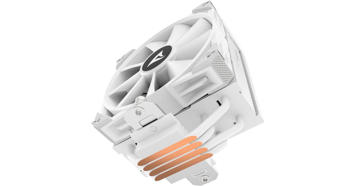 SharkoonA40 RGB CPU-koeler  (Wit, 4-pins PWM fan-connector)