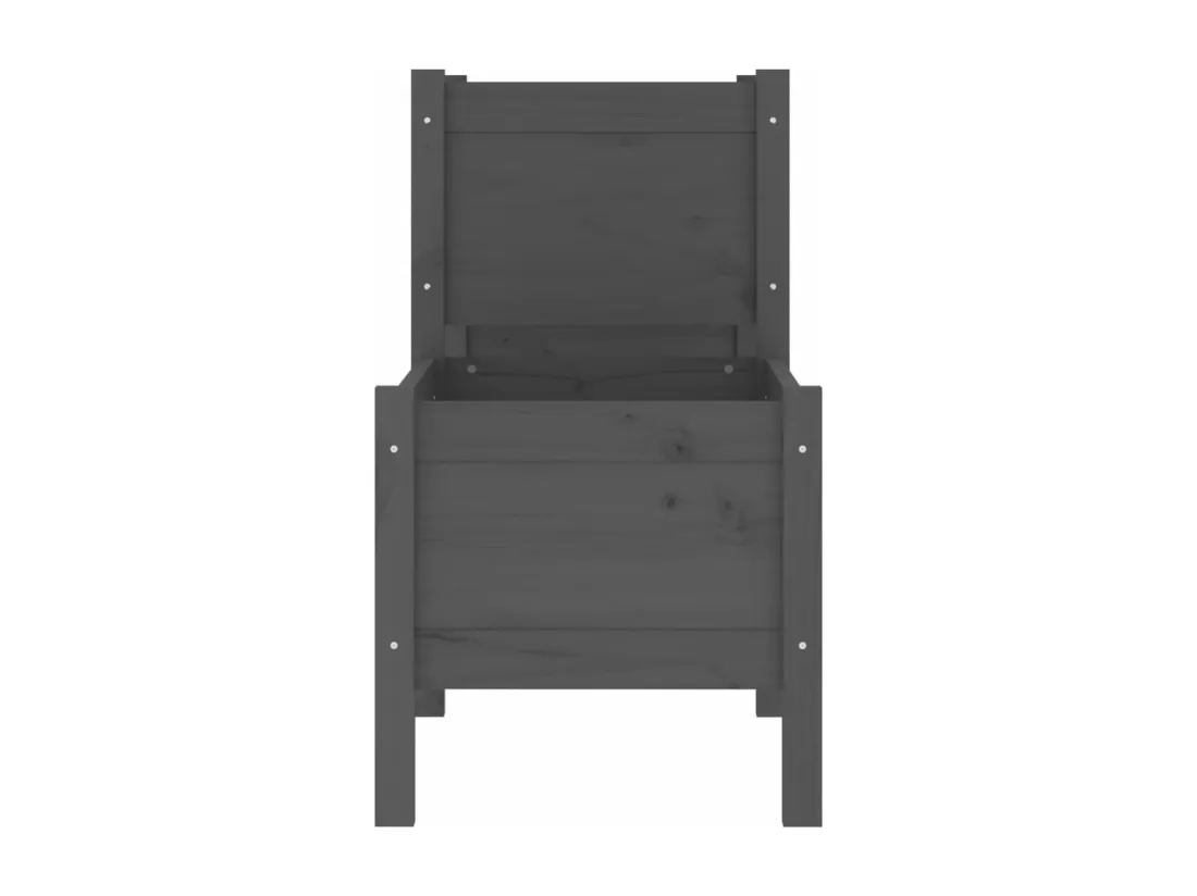 Jardinière bac lit surélevé bois marron 245.5 x 44 x 75 cm 02_0037477