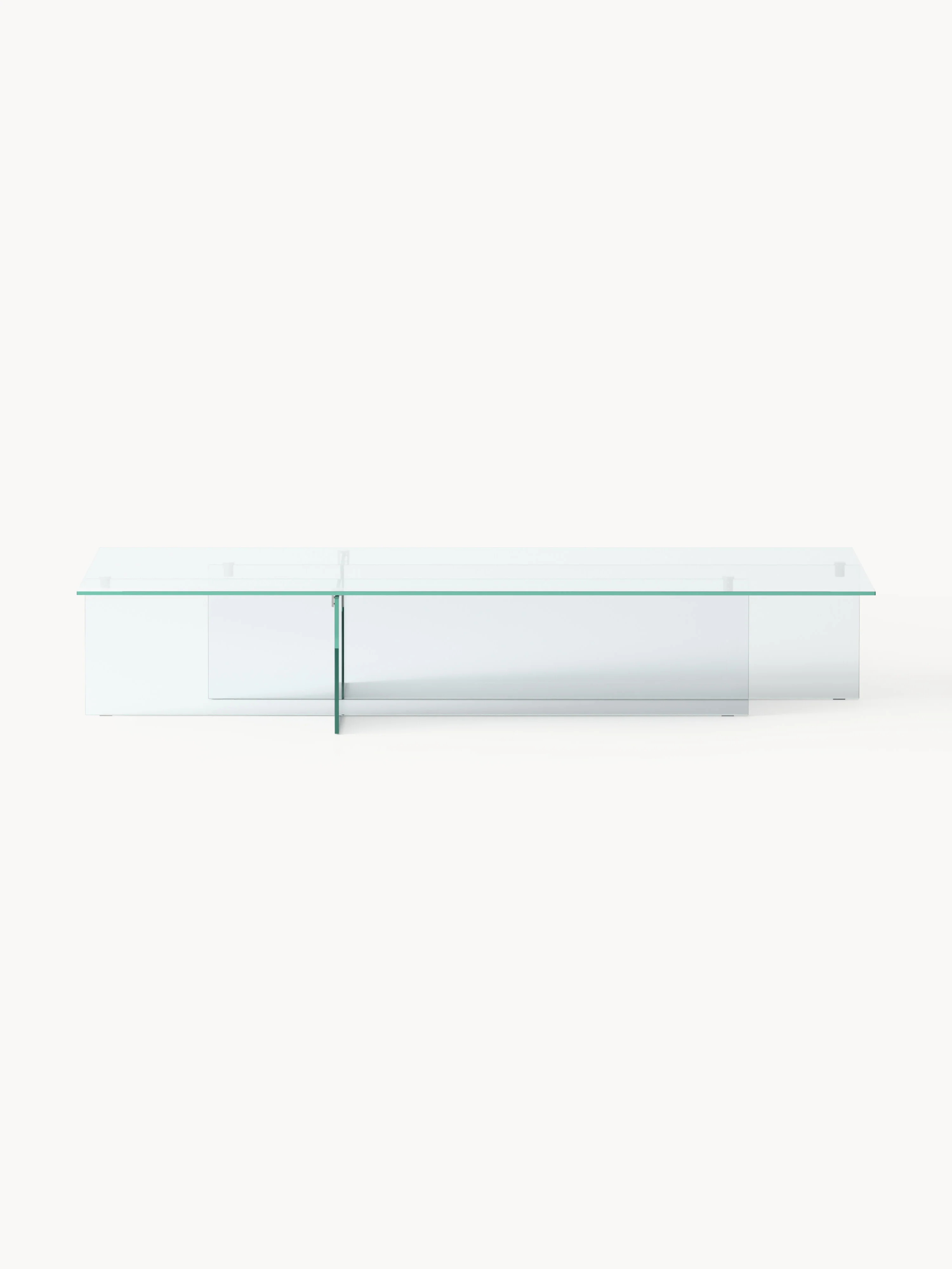 Grote glazen salontafel Anouk, B 160 cm