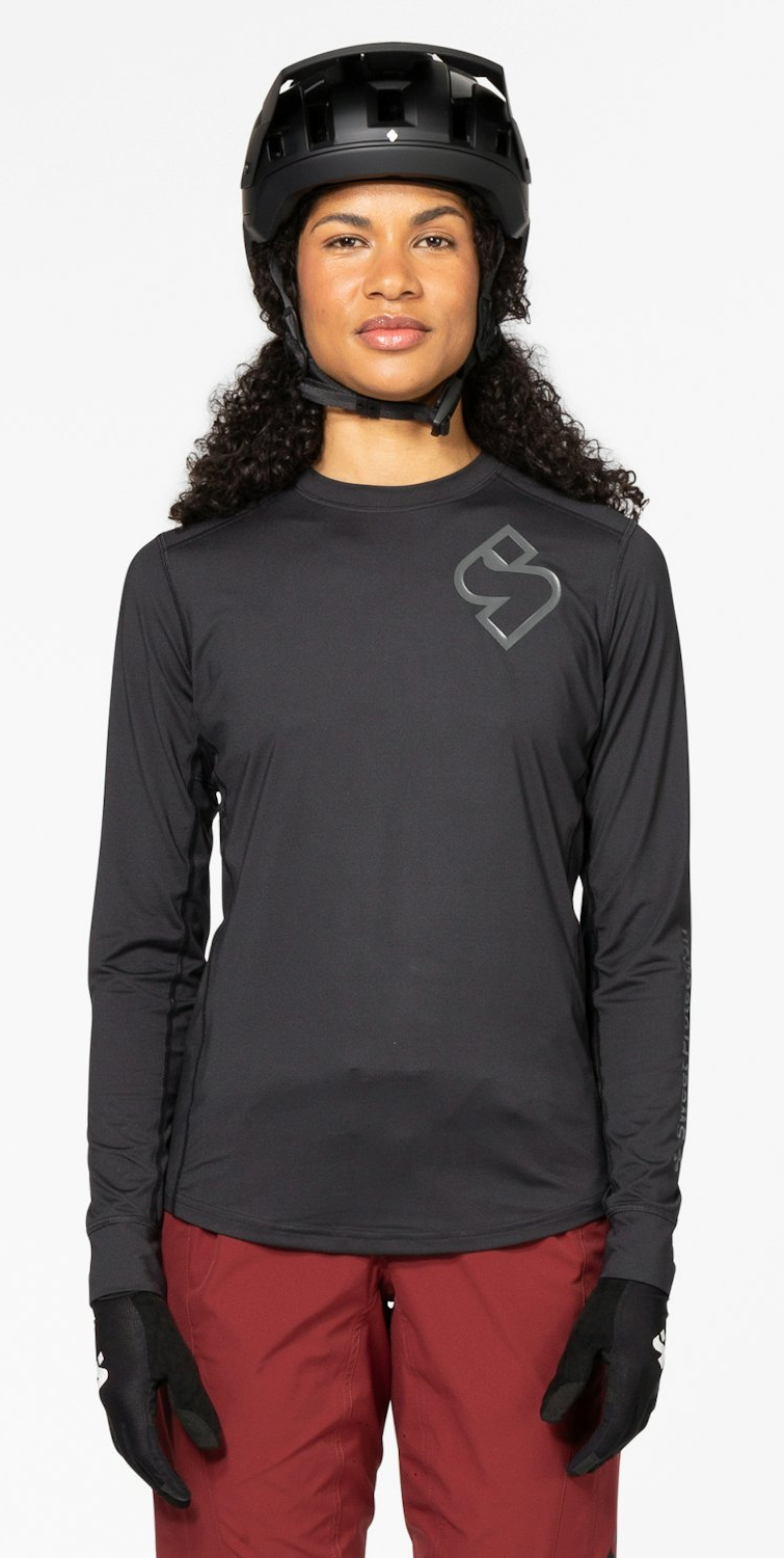Hunter LS Jersey Dame Black