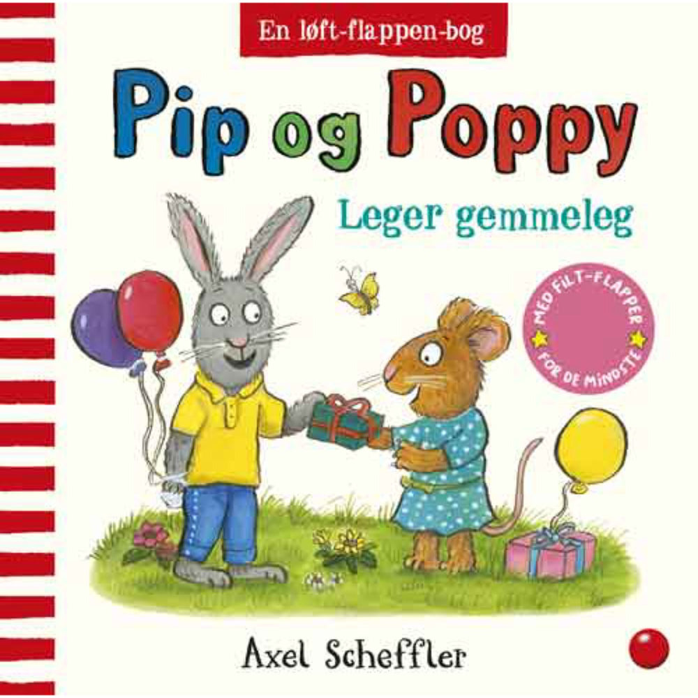 Køb Forlaget Bolden Pip Og Poppy Leger Gemmeleg (Med Filtflapper)