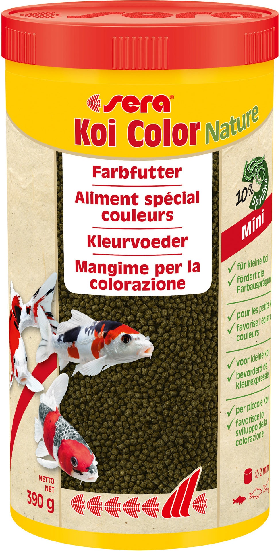 Sera visvoer Koi Color Nature mini 1000 ml
