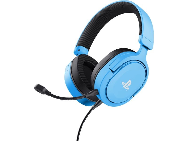 Trust Headset GXT498B Forta Blau/Schwarz Gaming-Headset für die Playstation 5