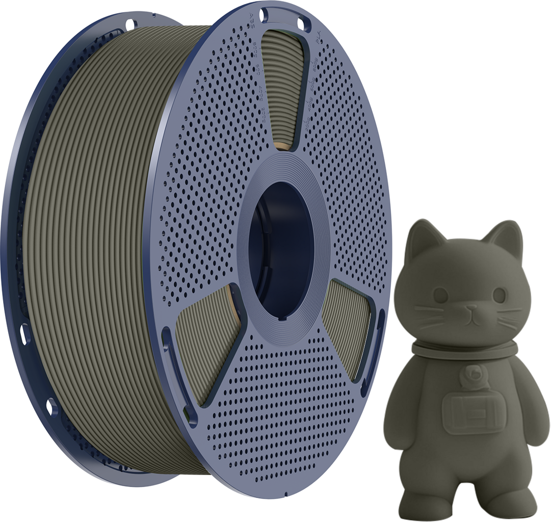 SUNLU  PLA Matte Clay, 1,75 mm / 1000 g    PLA Material mit mattem Oberflächenfinish