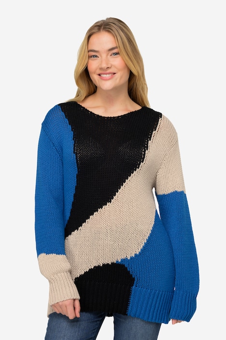 Pullover, Colorblocking