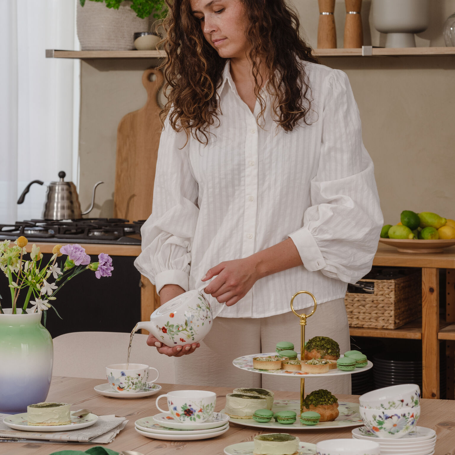 Brillance Bone China Grand Air Teekanne 2 Pers.