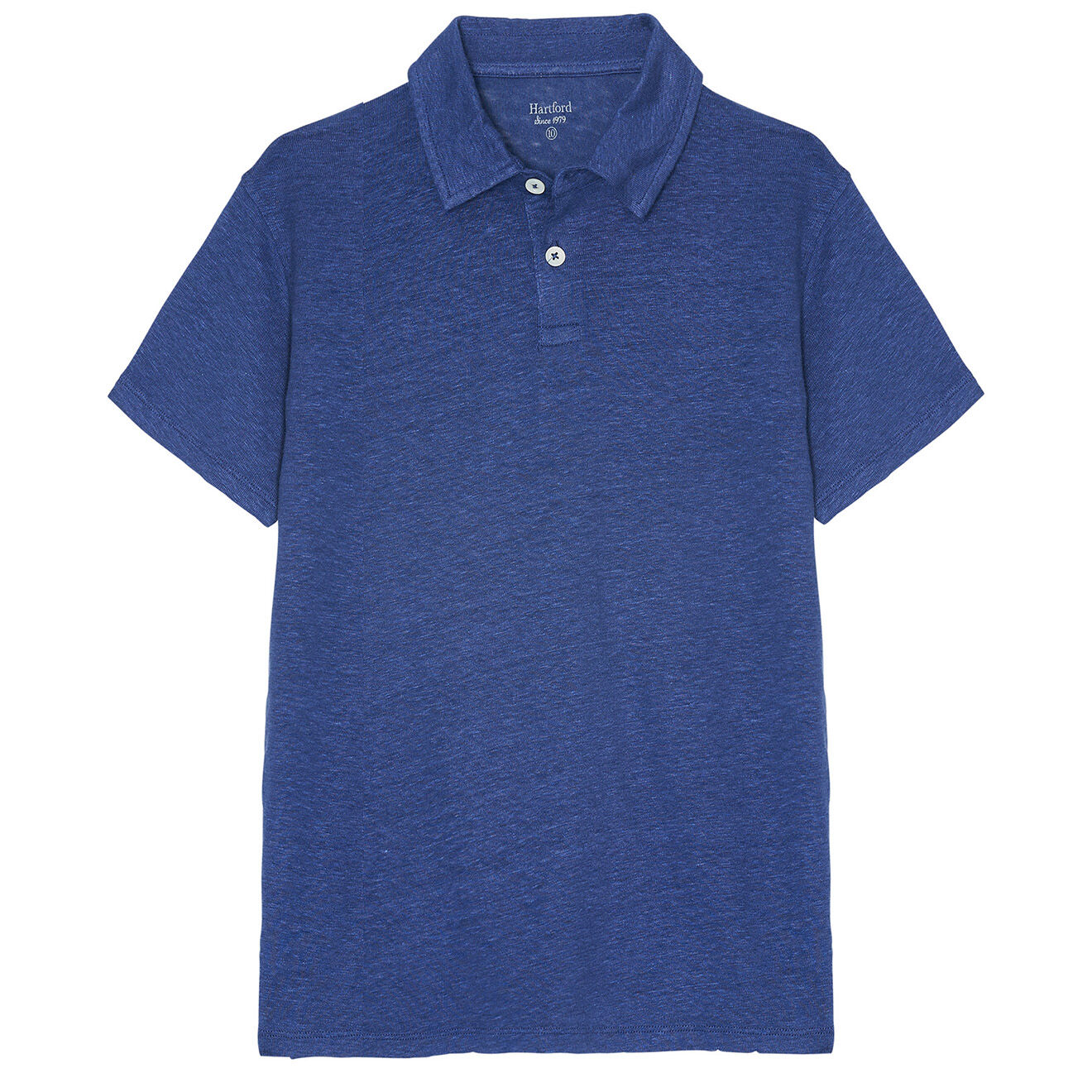 Hartford Polo 100% Lin Joshua bleu indigo