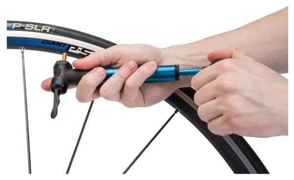 Mini Pompe Park Tool Pocket Protector Bleu