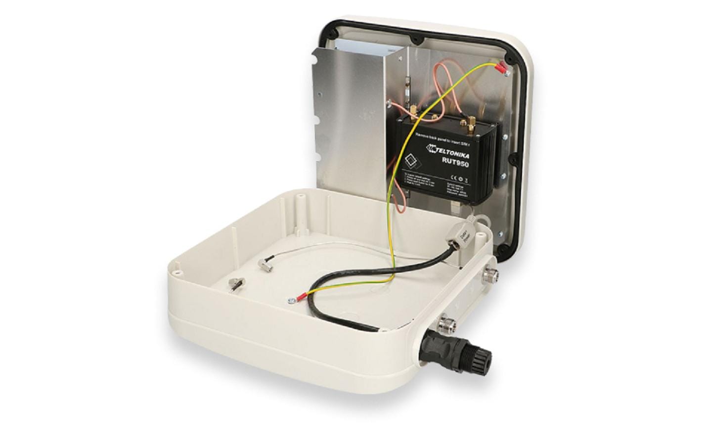 LTE-Antenne QuMax A950M Outdoor Gehäuse für RUT950<br>IP67 Outdoor Gehäuse für Teltonika RUT950, RUT951 und RUT901 LTE-Industrierouter