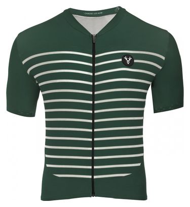 Maillot Manches Courtes LeBram Ventoux Vert Agave Coupe Ajustée