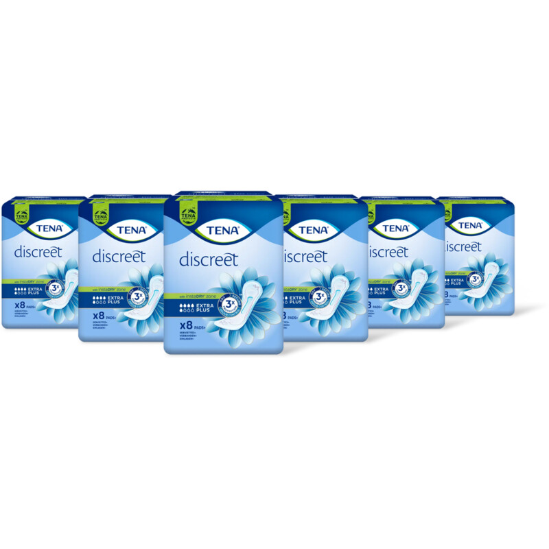 Tena Discreet extra plus 6-pack