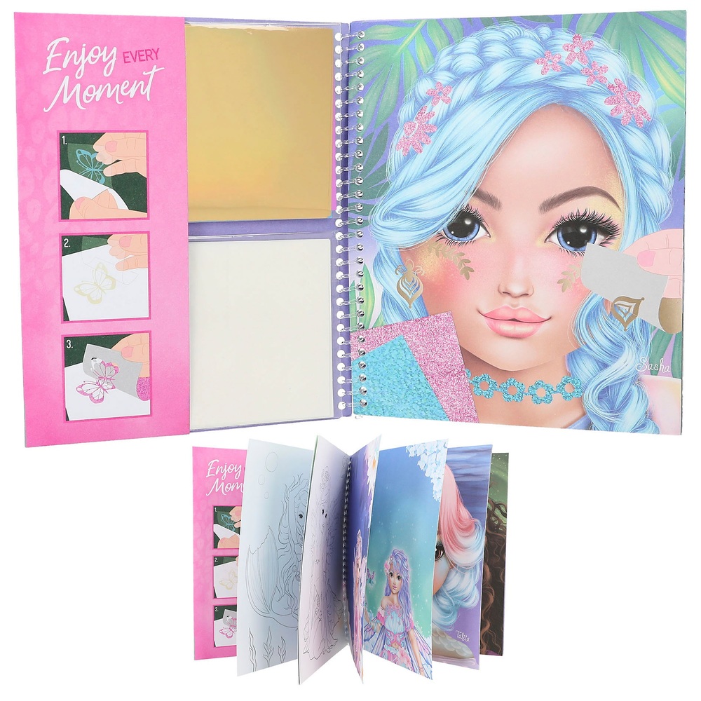 TOPModel Stick & Shine Malbuch