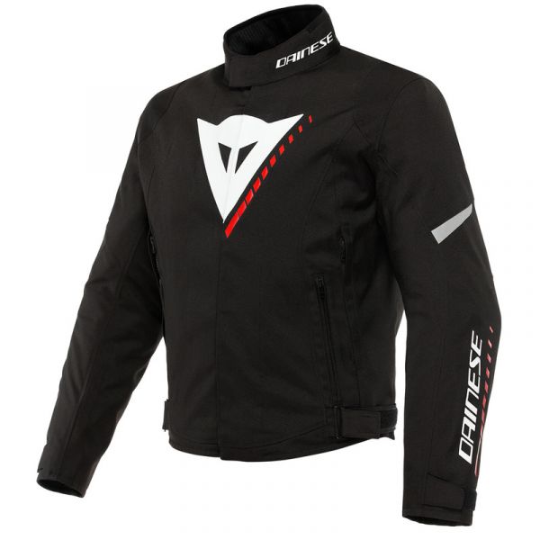Dainese Casaco Veloce D-dry Black / White / Lava-red 44
