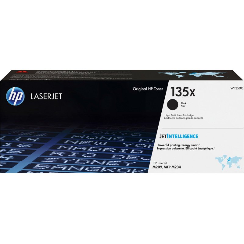 HP 135X - W1350X Toner noir pour imprimante laser
