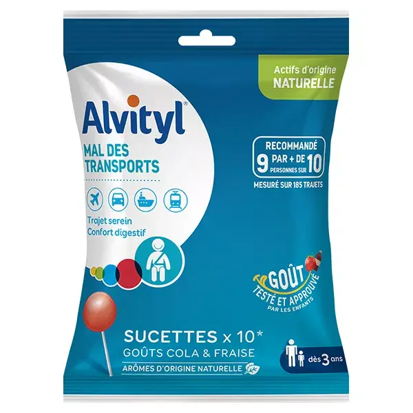 Alvityl Enjoo de Movimento Gengibre Dente-de-leão a partir dos 3 anos 10 pirulitos