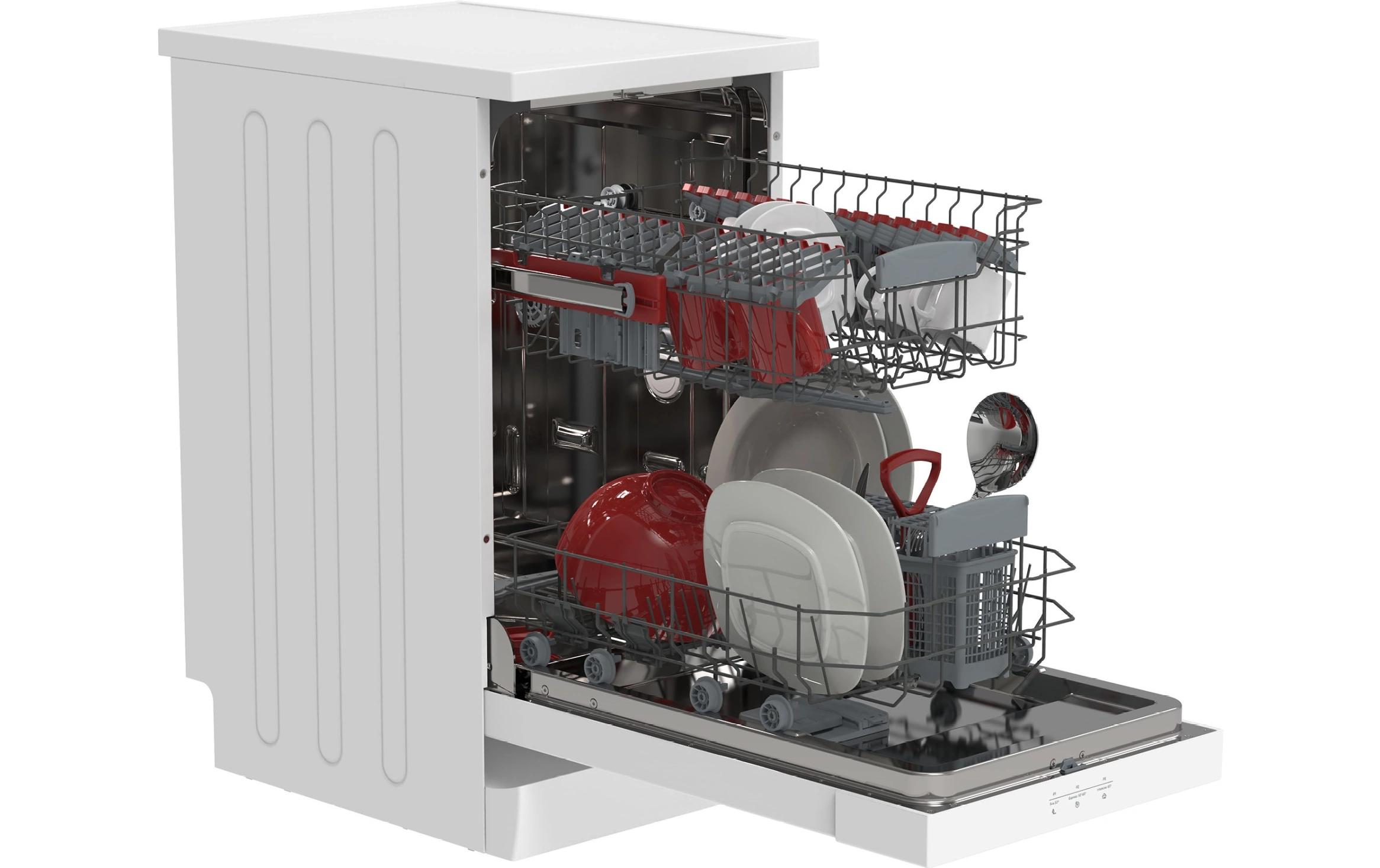 Geschirrspüler QW-HS12F47EW-CH<br>Freistehende Spülmaschine für bis zu 10 Massgedecke