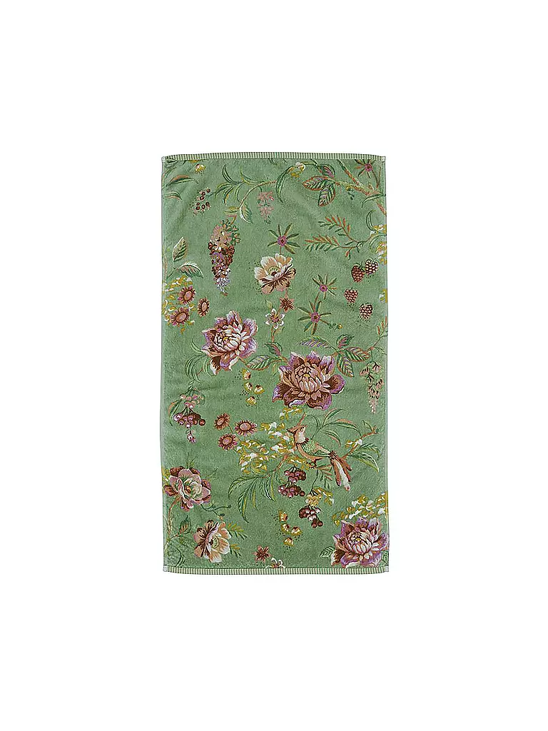 PIP STUDIO Handtuch 55x100cm SECRET GARDEN Green grün