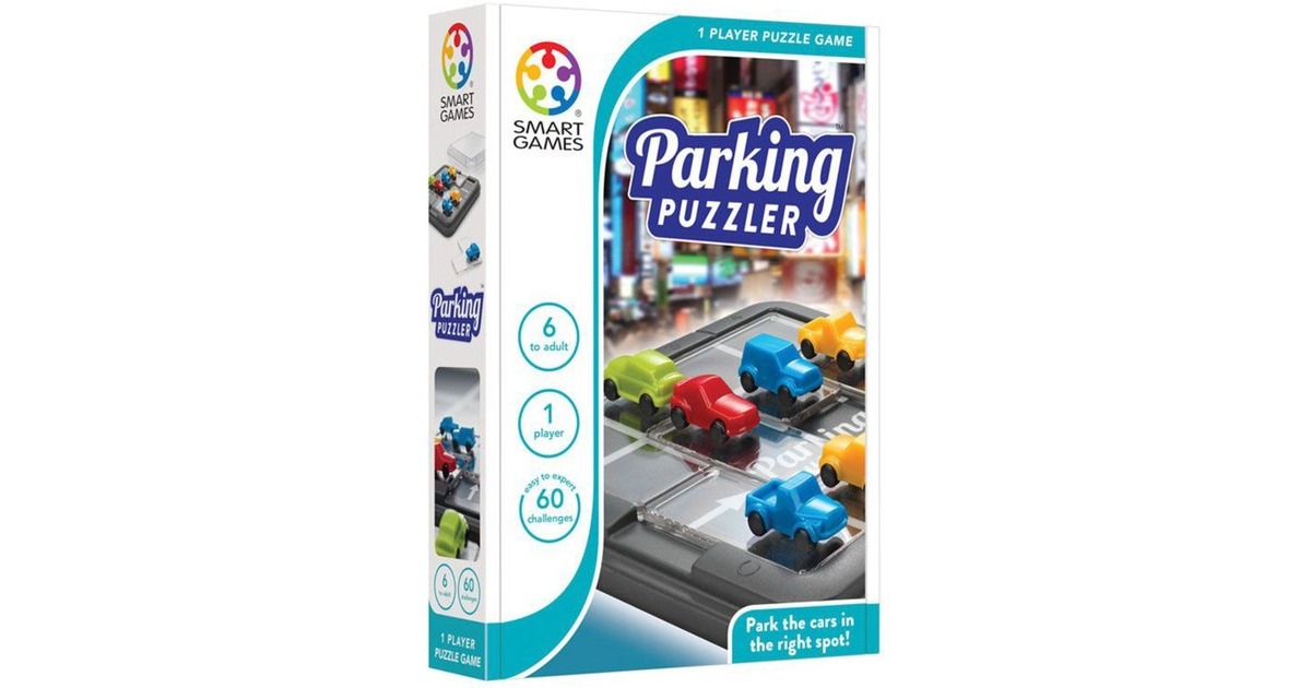 SmartGamesParking Puzzler Denkspel  (Nederlands, 1 speler, Vanaf 7 jaar, 60 opdrachten)