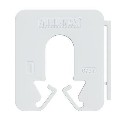 Milli-Max Uitvulplaatjes 1mm Wit VE=360 - 07810121