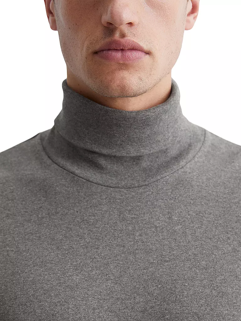 MARC O'POLO Rollkragenshirt grau