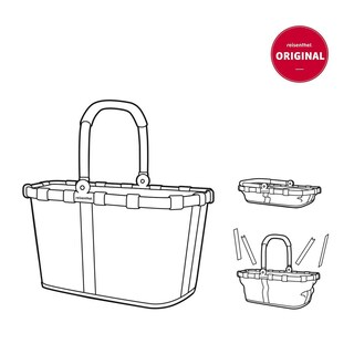 reisenthel Einkaufskorb CARRYBAG 22 l Frame Baroque Marble