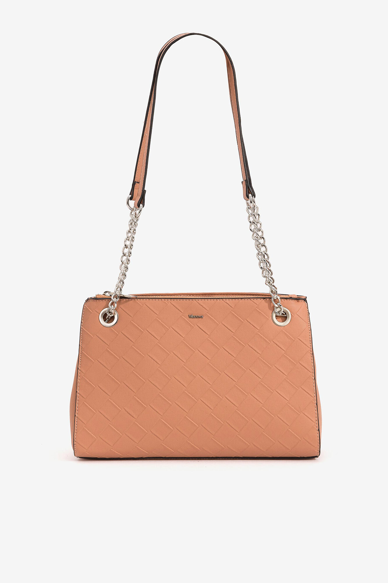 Bolsa rosa texturizada - Rosa