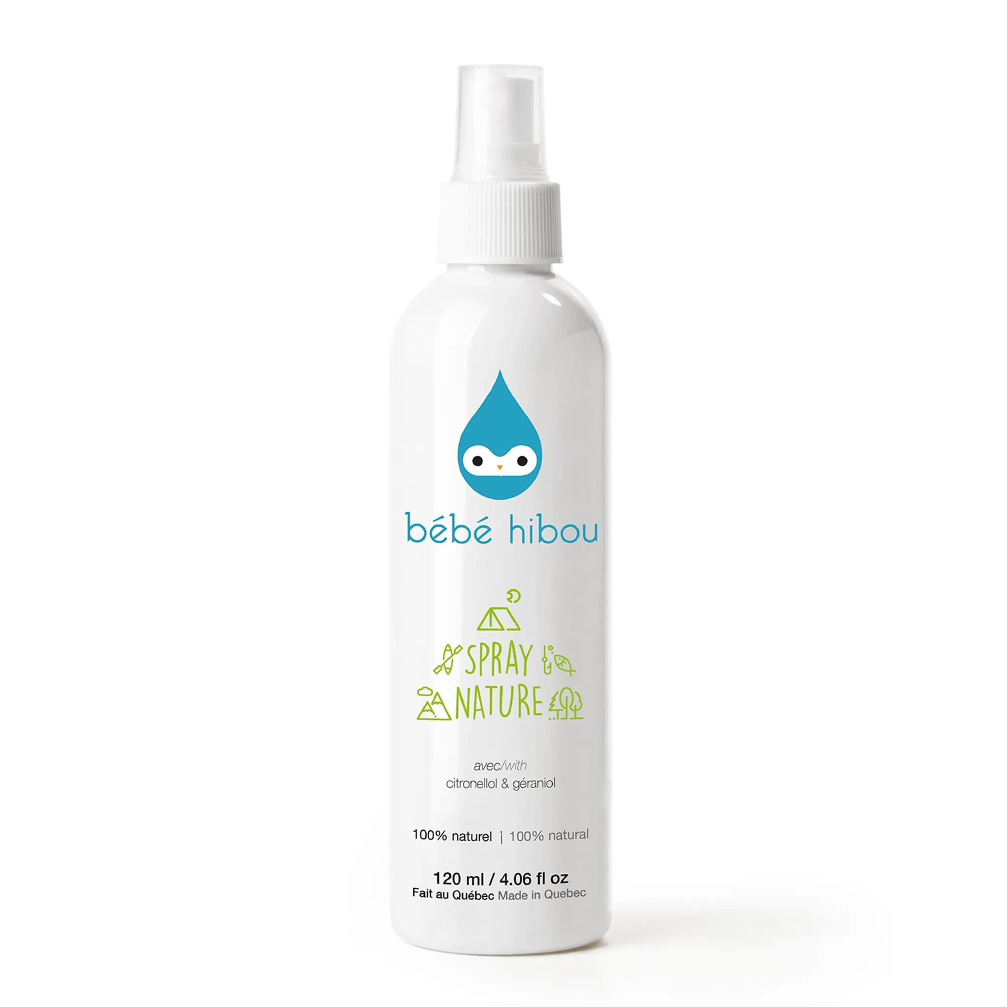 Bébé hibou Spray Nature Bébé Hibou - Chasse Moustique